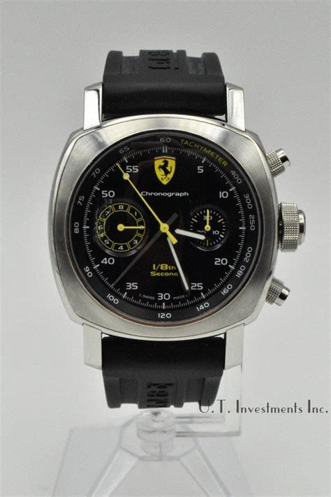 panerai ferrari scuderia chronograph 1 8 second watch